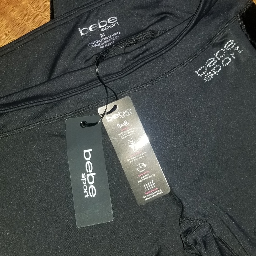 NWT BEBE Sport Leggings - Picture 8 of 9